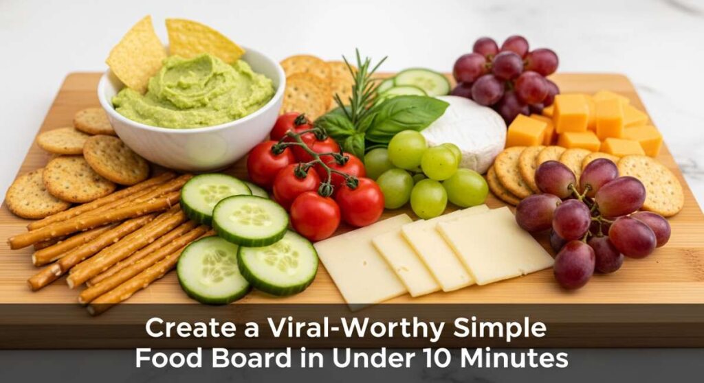 featured: create a viral worthy simple food board in under 10 minutes