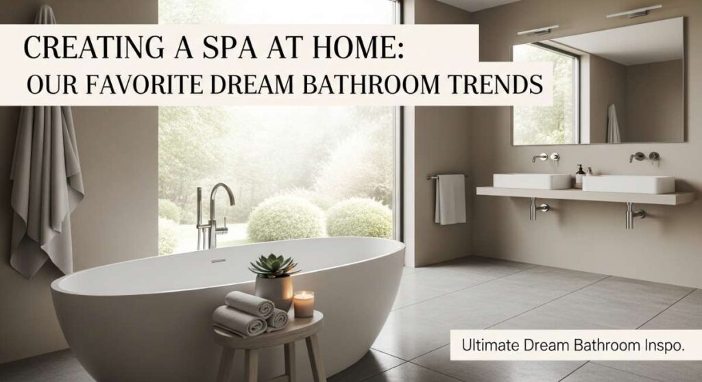 featured: creating a spa at home: our favorite dream bathroom trends