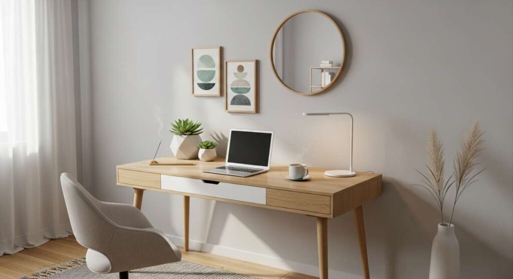 featured: creating your zen zone: aesthetic decor for a calming home office