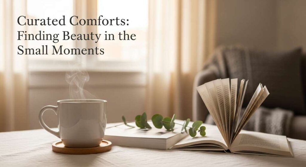 featured: curated comforts: finding beauty in the small moments