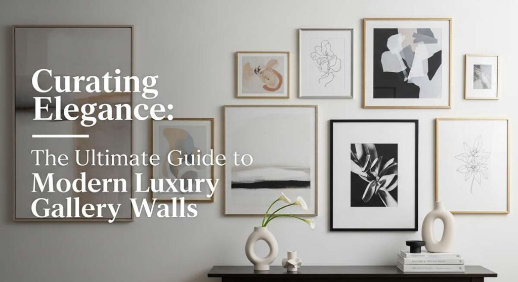 featured: curating elegance: the ultimate guide to modern luxury gallery walls
