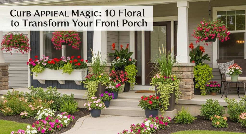 featured: curb appeal magic: 10 floral ideas to transform your front porch
