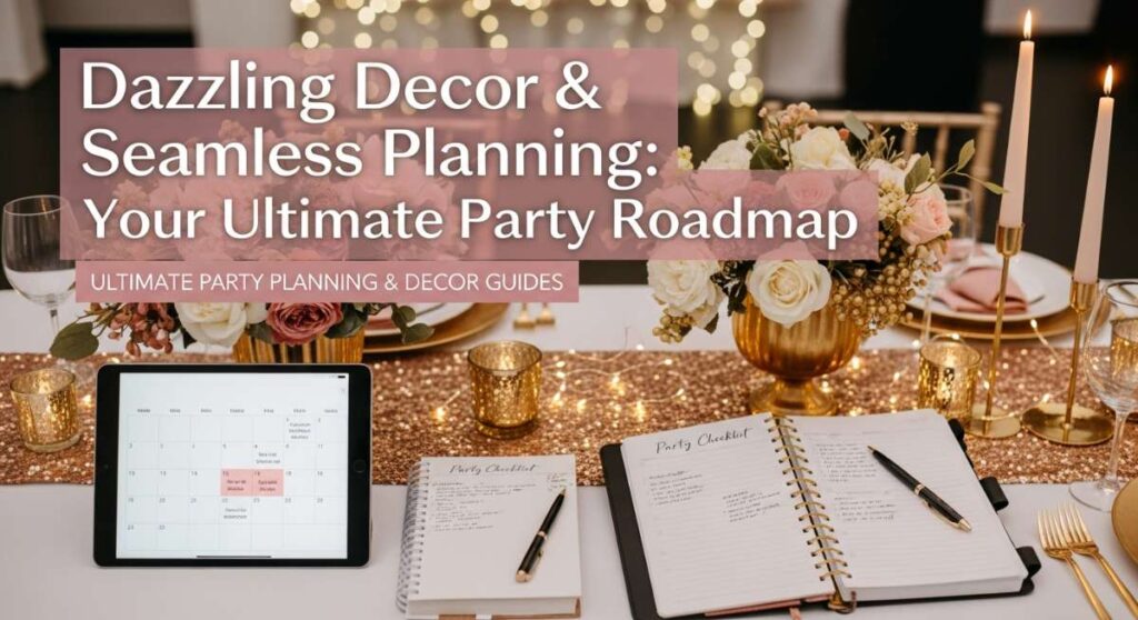 featured: dazzling decor & seamless planning: your ultimate party roadmap