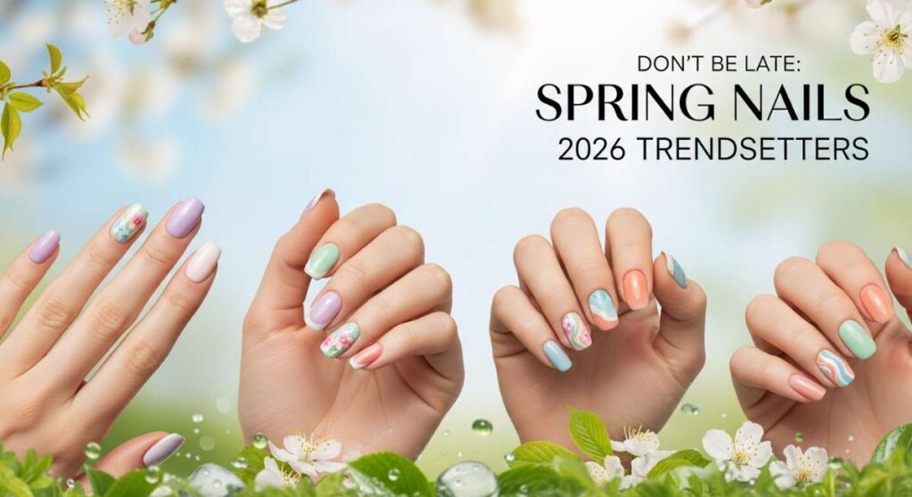featured: don't be late: the 2026 spring nail trends taking over your feed