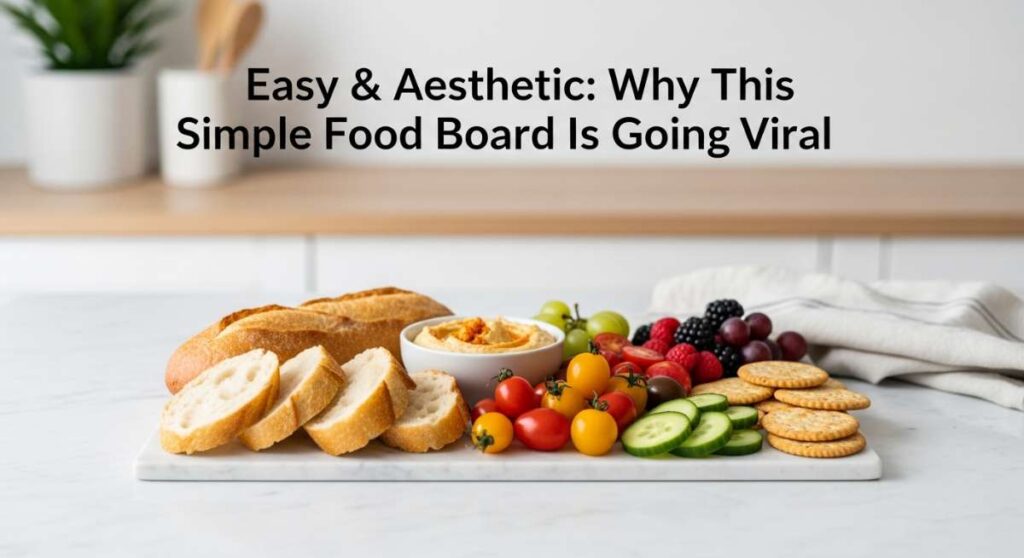 featured: easy & aesthetic: why this simple food board is going viral