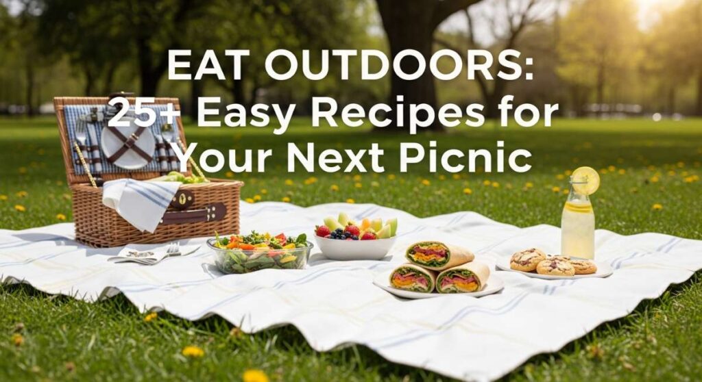 featured: eat outdoors: 25+ easy recipes for your next picnic