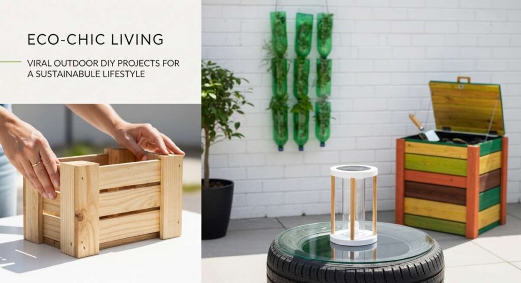featured: eco chic living: viral outdoor diy projects for a sustainable lifestyle