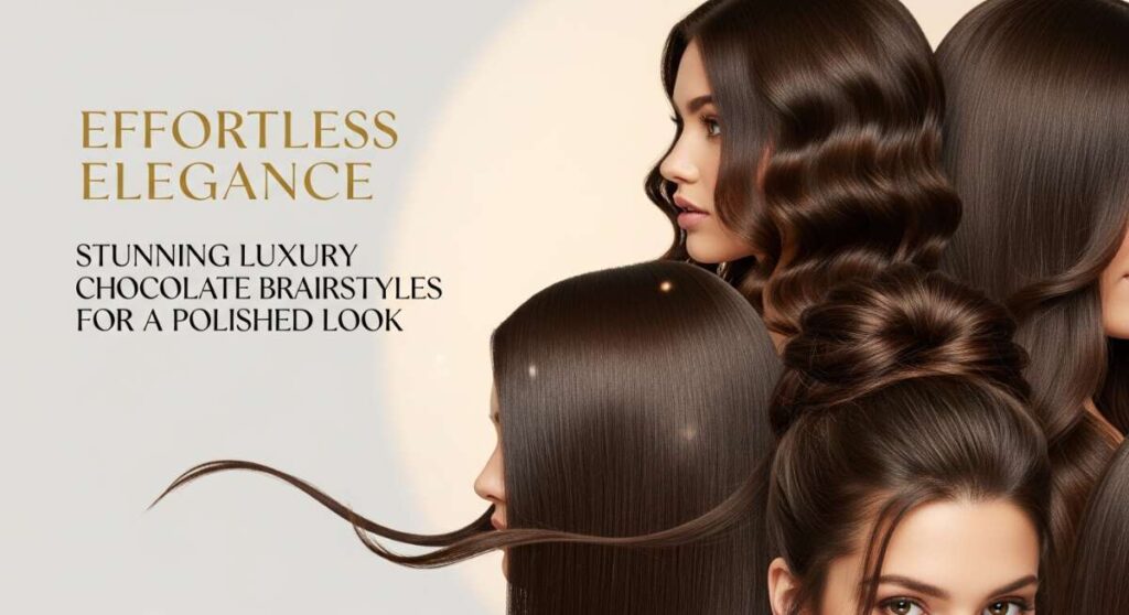 featured: effortless elegance: stunning luxury chocolate brown hairstyles for a polished look