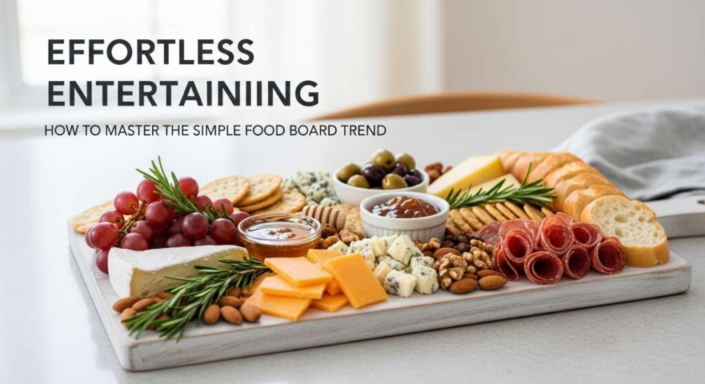 featured: effortless entertaining: how to master the simple food board trend