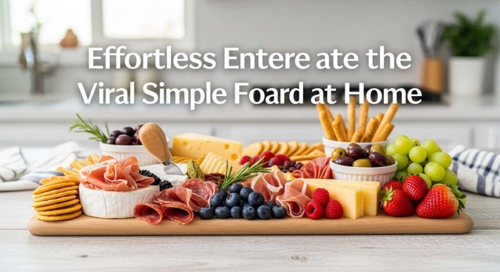 featured: effortless entertaining: how to recreate the viral simple food board at home