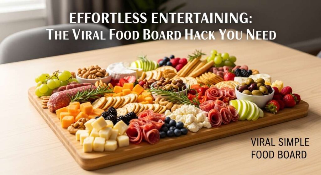 featured: effortless entertaining: the viral food board hack you need