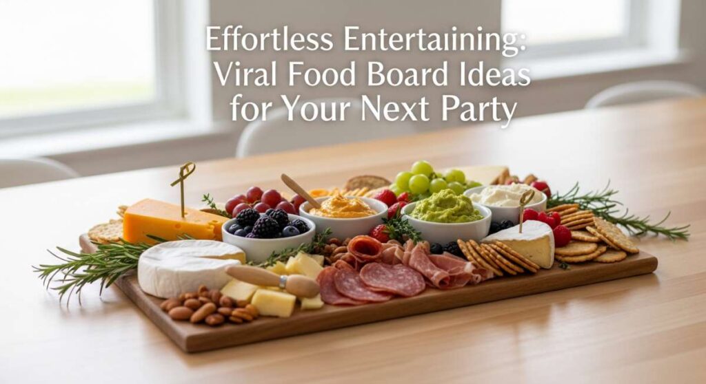 featured: effortless entertaining: viral food board ideas for your next party