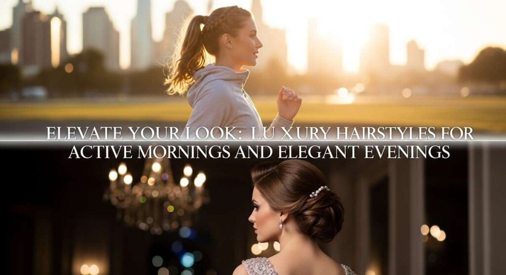 featured: elevate your look: luxury hairstyles for active mornings and elegant evenings
