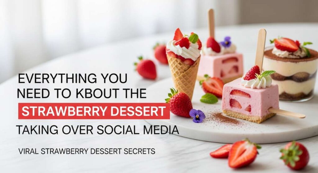 featured: everything you need to know about the strawberry dessert taking over social media