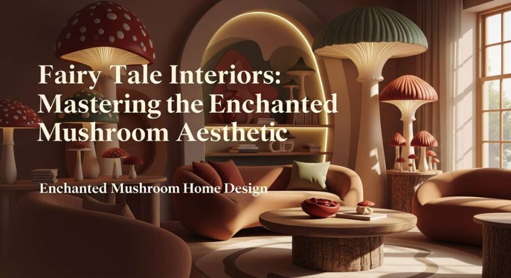 featured: fairy tale interiors: mastering the enchanted mushroom aesthetic