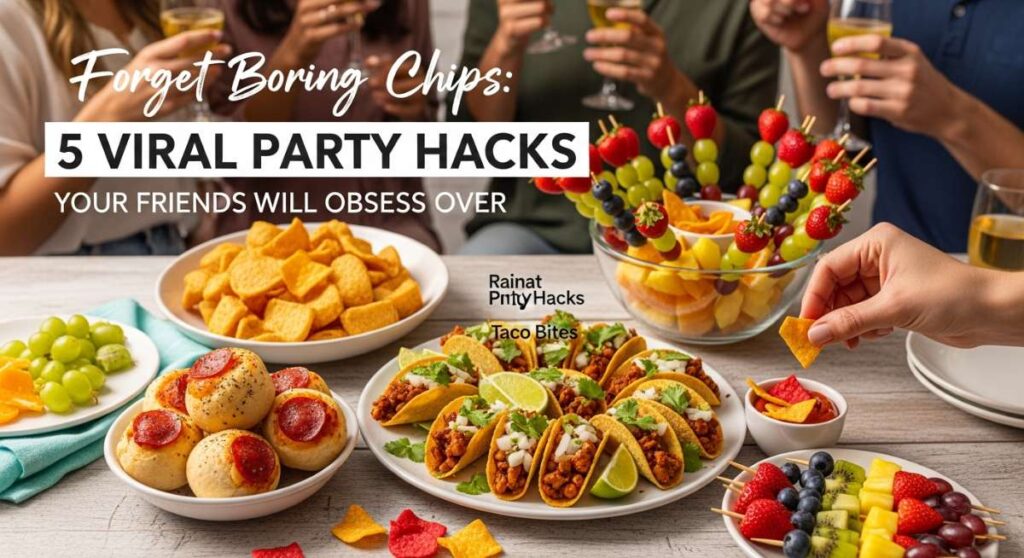 featured: forget boring chips: 5 viral party hacks your friends will obsess over