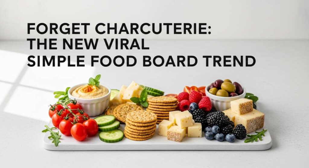 featured: forget charcuterie: the new viral simple food board trend