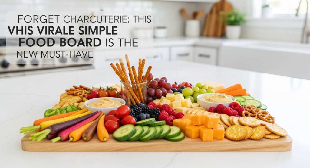 featured: forget charcuterie: this viral simple food board is the new must have