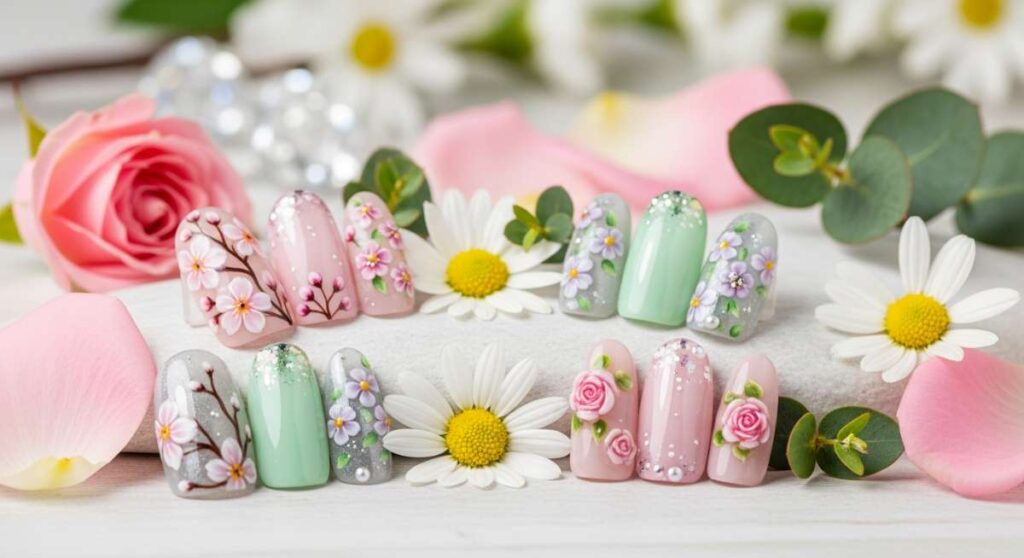 featured: fresh florals & prom perfection: this season's hottest nail art