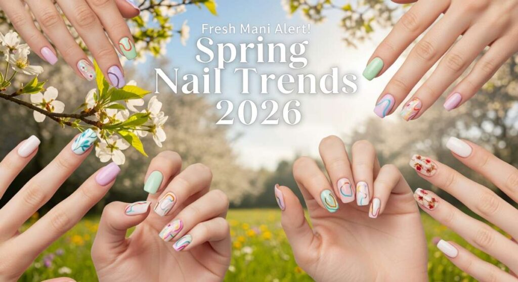 featured: fresh mani alert! the top spring 2026 nail trends you'll see everywhere