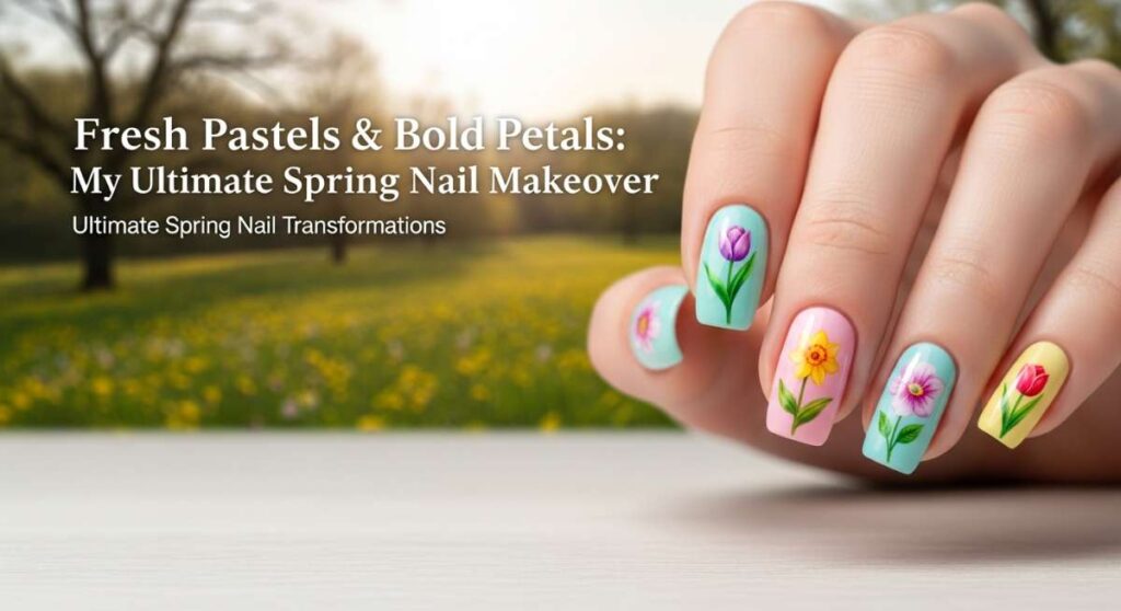 featured: fresh pastels & bold petals: my ultimate spring nail makeover