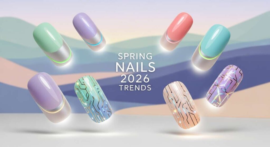 featured: fresh pastels & tech glow: 7 spring 2026 nail trends you’ll see everywhere