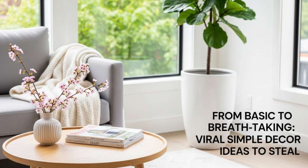 featured: from basic to breath taking: viral simple decor ideas to steal