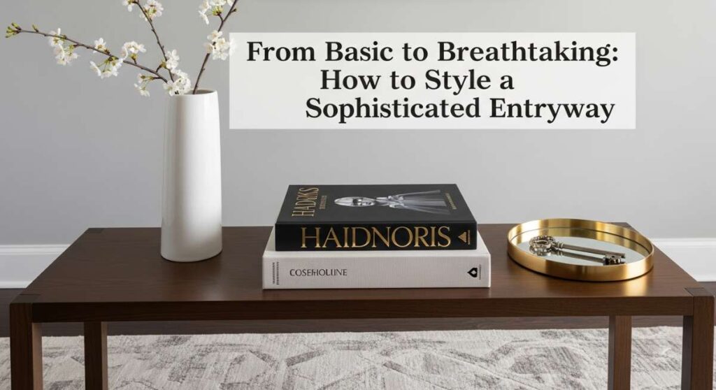 featured: from basic to breathtaking: how to style a sophisticated entryway