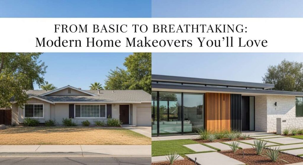 featured: from basic to breathtaking: modern home makeovers you'll love