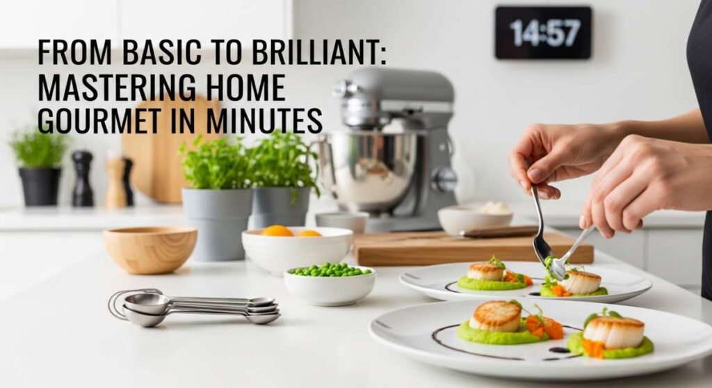 featured: from basic to brilliant: mastering home gourmet in minutes