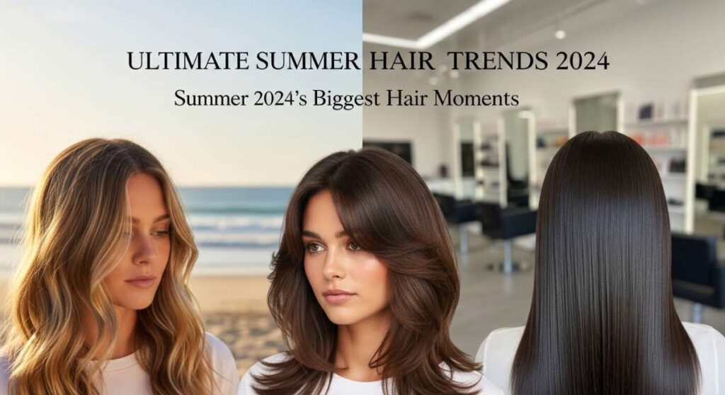 featured: from beach waves to butterfly cuts: summer 2024's biggest hair moments