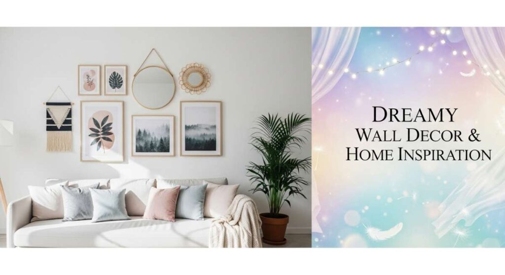 featured: from blank space to dreamy place: wall decor tips