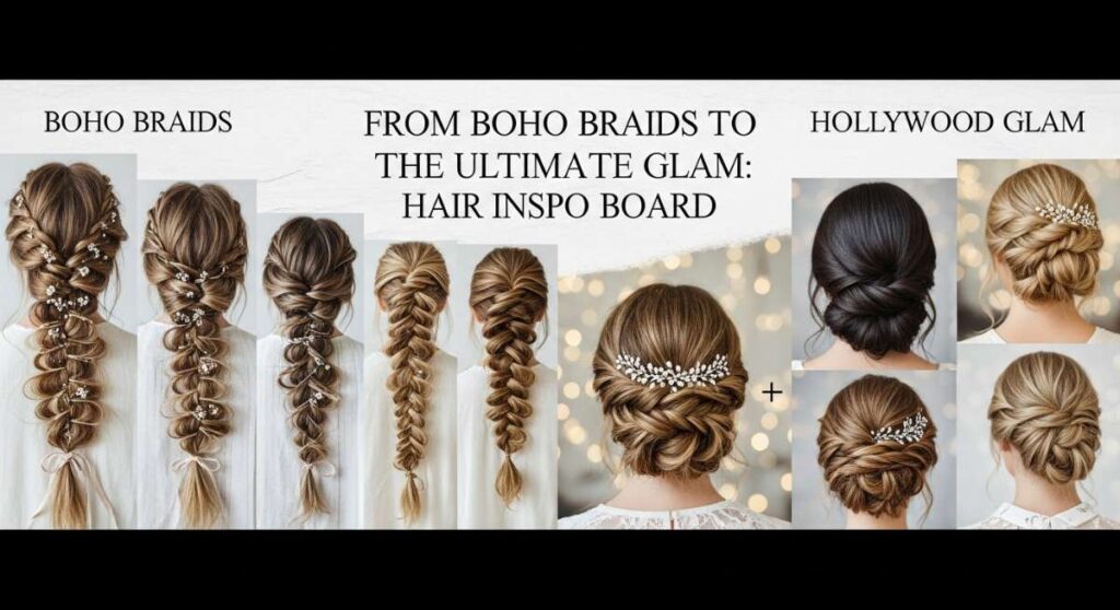 featured: from boho braids to hollywood glam: the ultimate hair inspo board