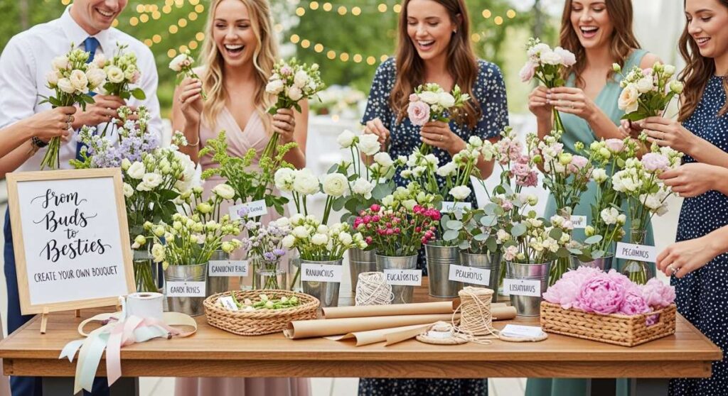 featured: from buds to besties: why interactive flower bars are the must have wedding trend