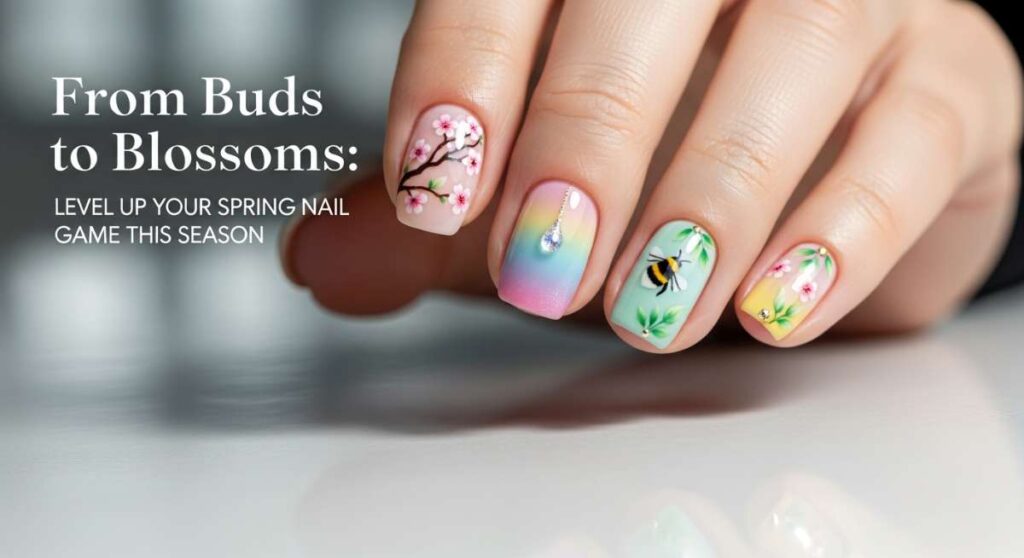 featured: from buds to blossoms: level up your spring nail game this season