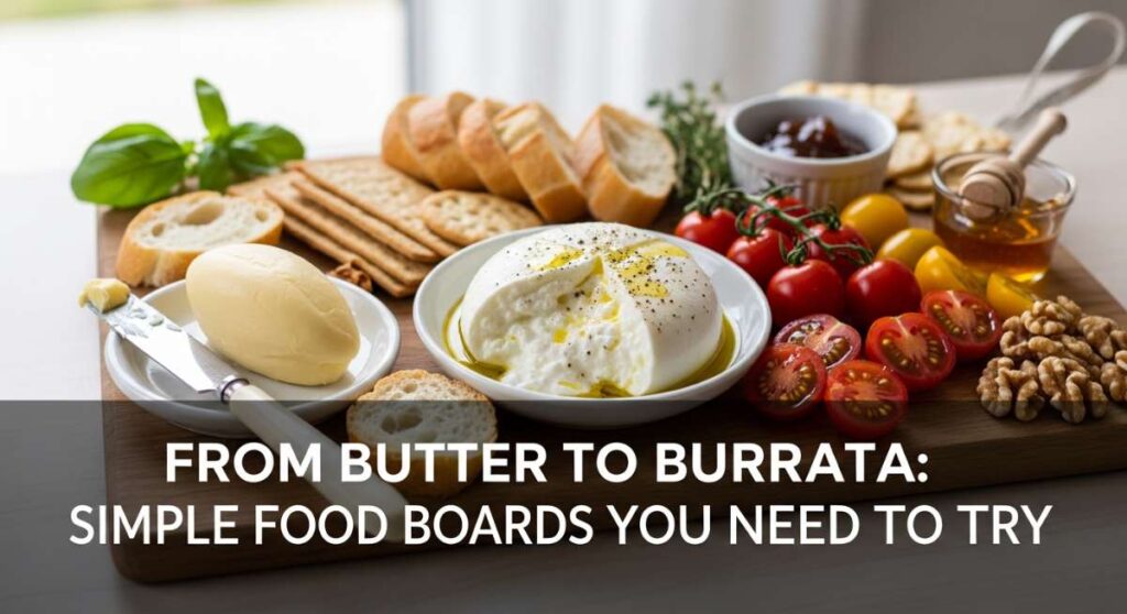 featured: from butter to burrata: simple food boards you need to try