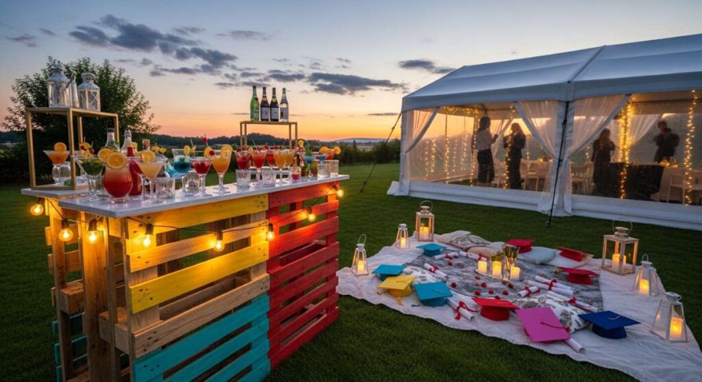 featured: from caps to cocktails: your dream outdoor grad bash planner