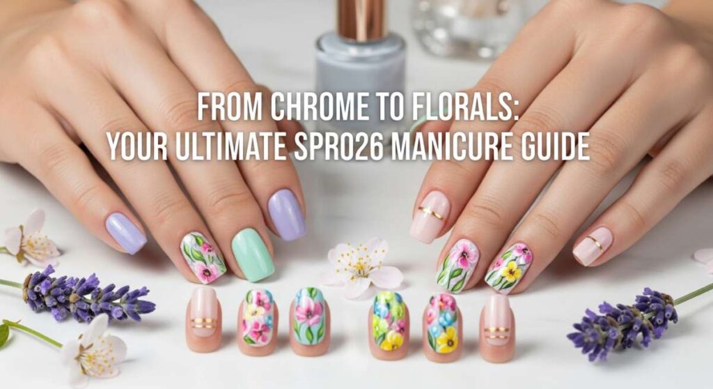 featured: from chrome to florals: your ultimate spring 2026 manicure guide