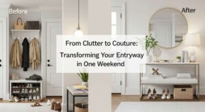 featured: from clutter to couture: transforming your entryway in one weekend