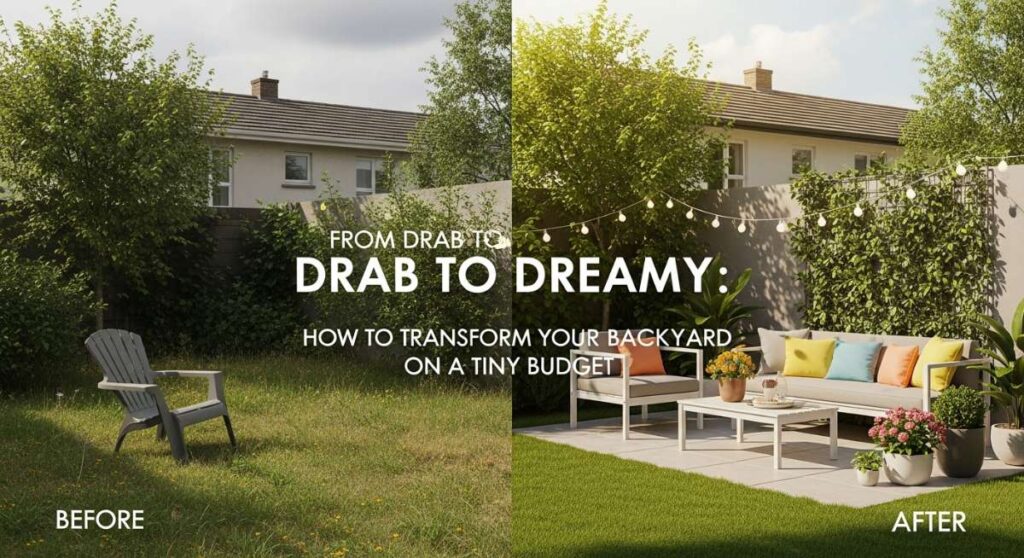 featured: from drab to dreamy: how to transform your backyard on a tiny budget