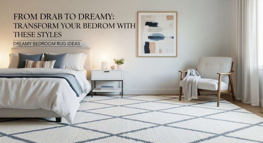 featured: from drab to dreamy: transform your bedroom with these rug styles