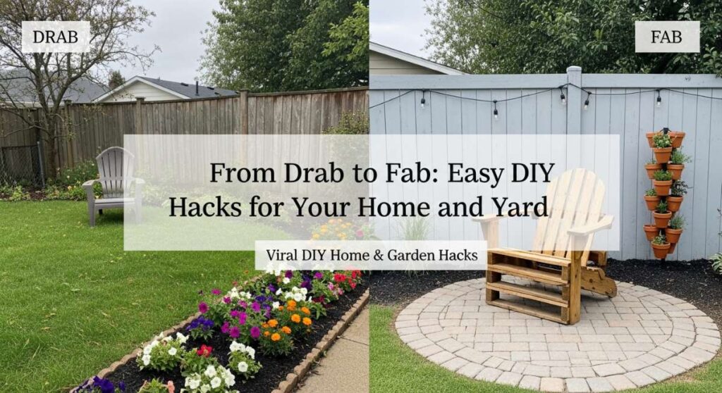 featured: from drab to fab: easy diy hacks for your home and yard