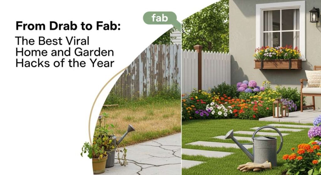 featured: from drab to fab: the best viral home and garden hacks of the year
