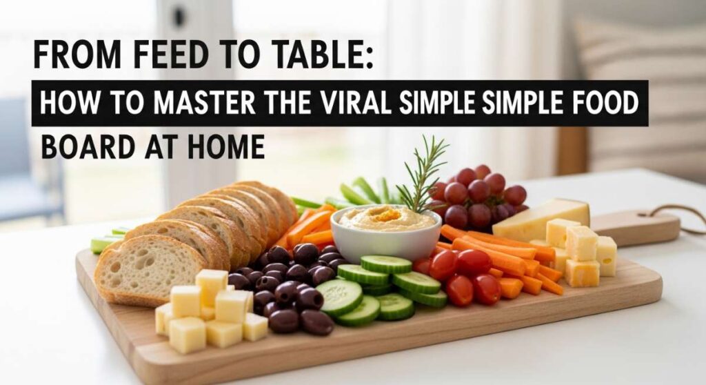 featured: from feed to table: how to master the viral simple food board at home