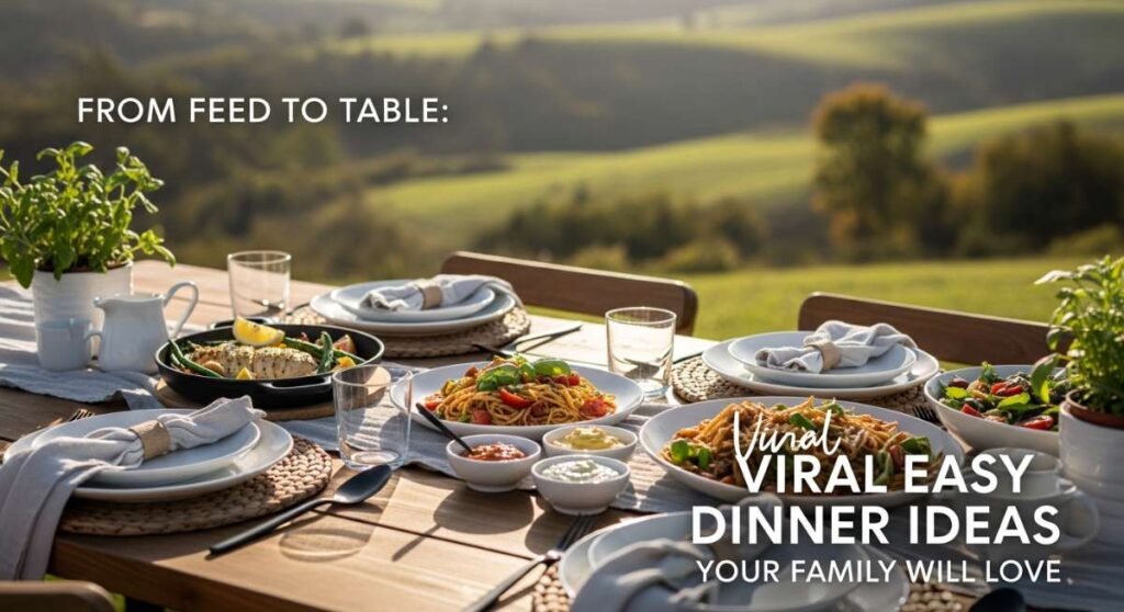 featured: from feed to table: the easiest viral dinner ideas your family will love