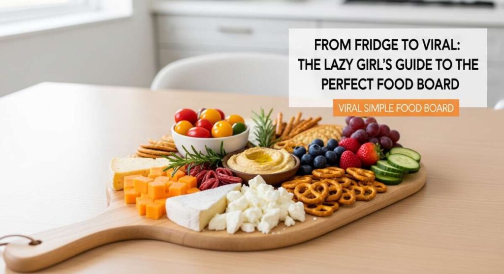 featured: from fridge to viral: the lazy girl's guide to the perfect food board