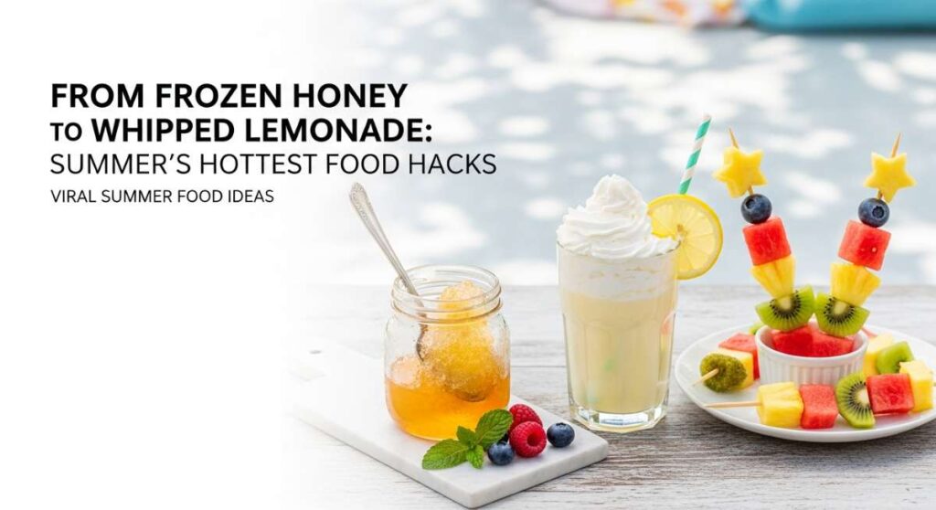 featured: from frozen honey to whipped lemonade: summer's hottest food hacks