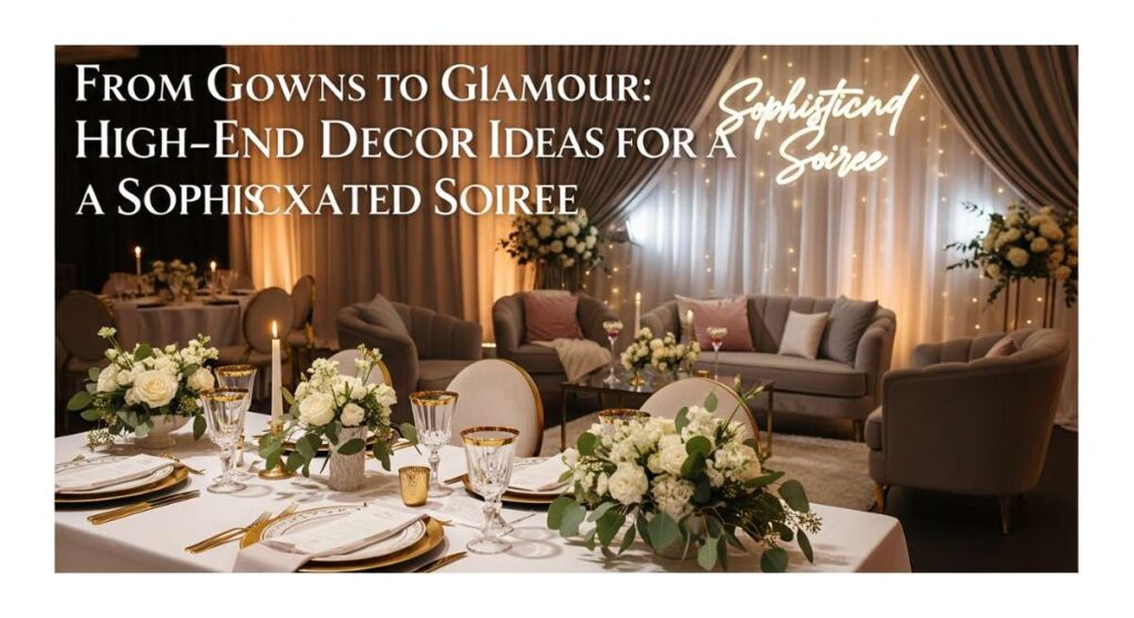 featured: from gowns to glamour: high end decor ideas for a sophisticated soiree