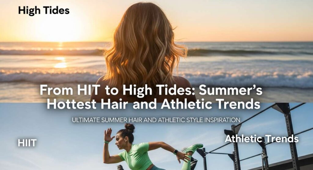 featured: from hiit to high tides: summer’s hottest hair and athletic trends