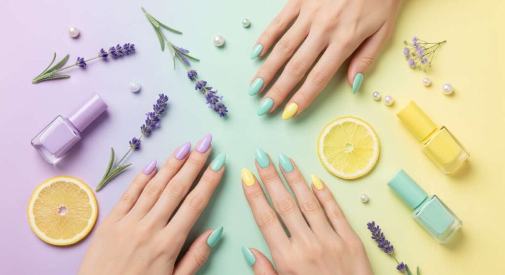 featured: from lavender to lemon: your dreamy pastel nail inspo board